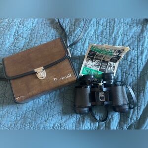 Vintage Bushnell Insta-Focus Binoculars with manual and case